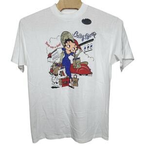 Vintage 90s Diamond Dust Betty Boop Shopping 1995 T Shirt